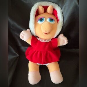Collector Jim Henson’s Muppet Baby Miss Piggy plush doll